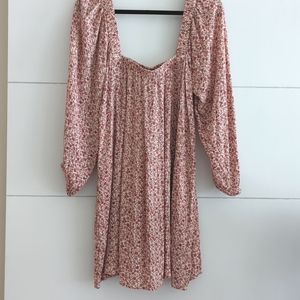 Floral Off shoulder long sleeve